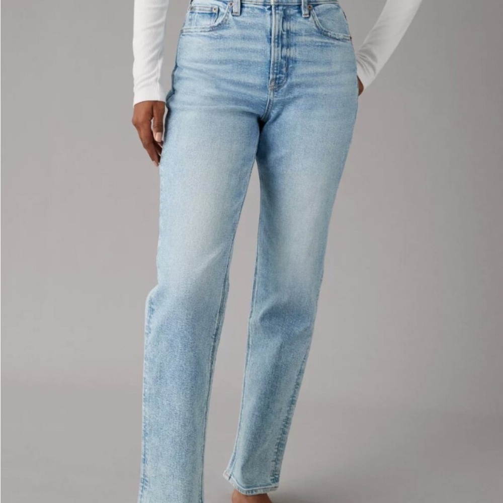 American Eagle Outfitters Blue Straight Leg Jeans